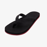 女式人字拖運動鞋鞋底 - 黑色/紅色鞋底
