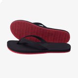 女式人字拖運動鞋鞋底 - 黑色/紅色鞋底
