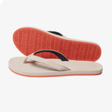 女式人字拖運動鞋底 - 海鹽/橙色鞋底