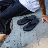 男士人字拖 - 土色淺色