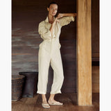 女式人字拖 - 土色淺色