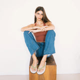 女式人字拖 - 銹色