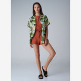 女式十字 - 黑色