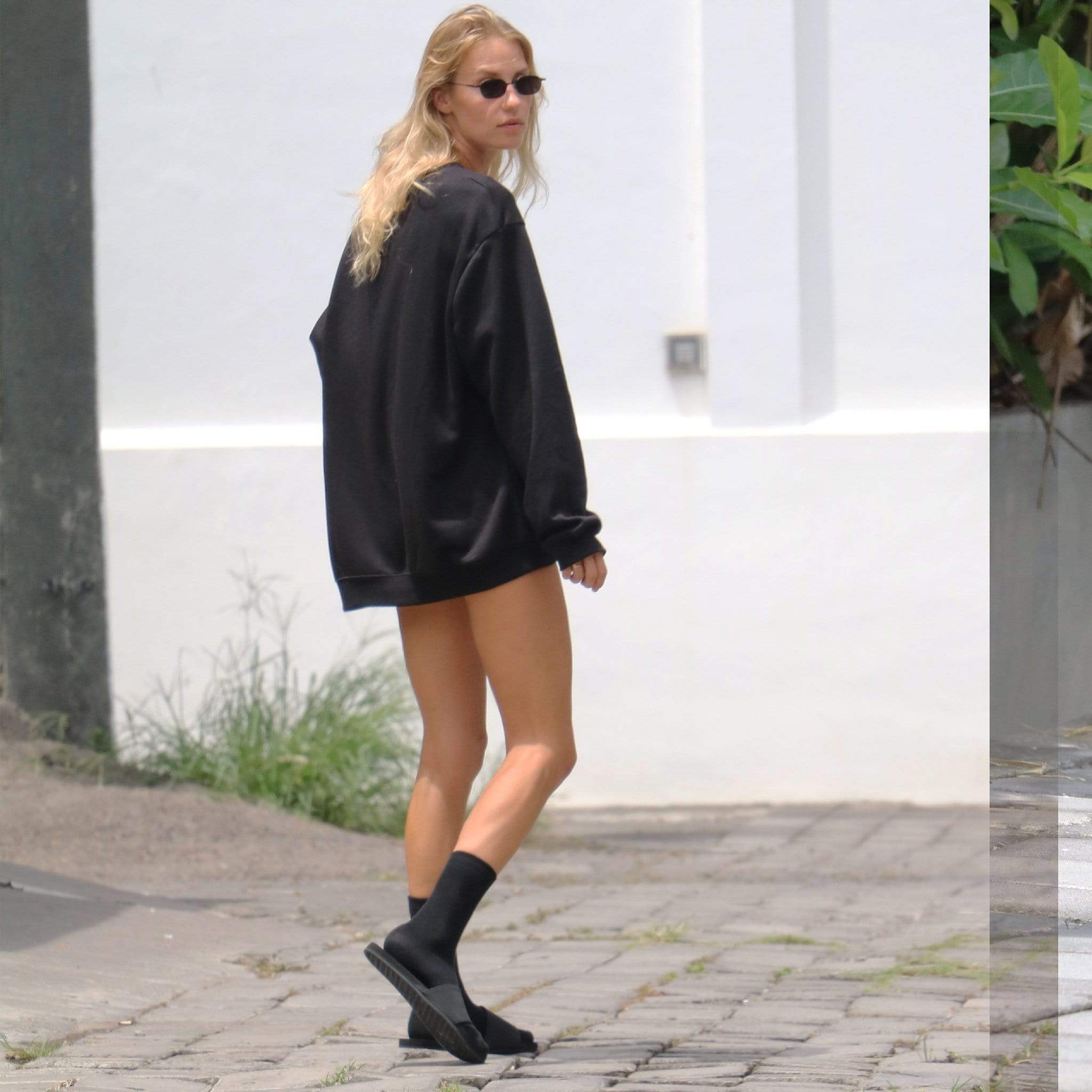 Women's Slide - Black - Indosole