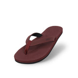 Women's ESSNTLS Flip Flops Burgundy